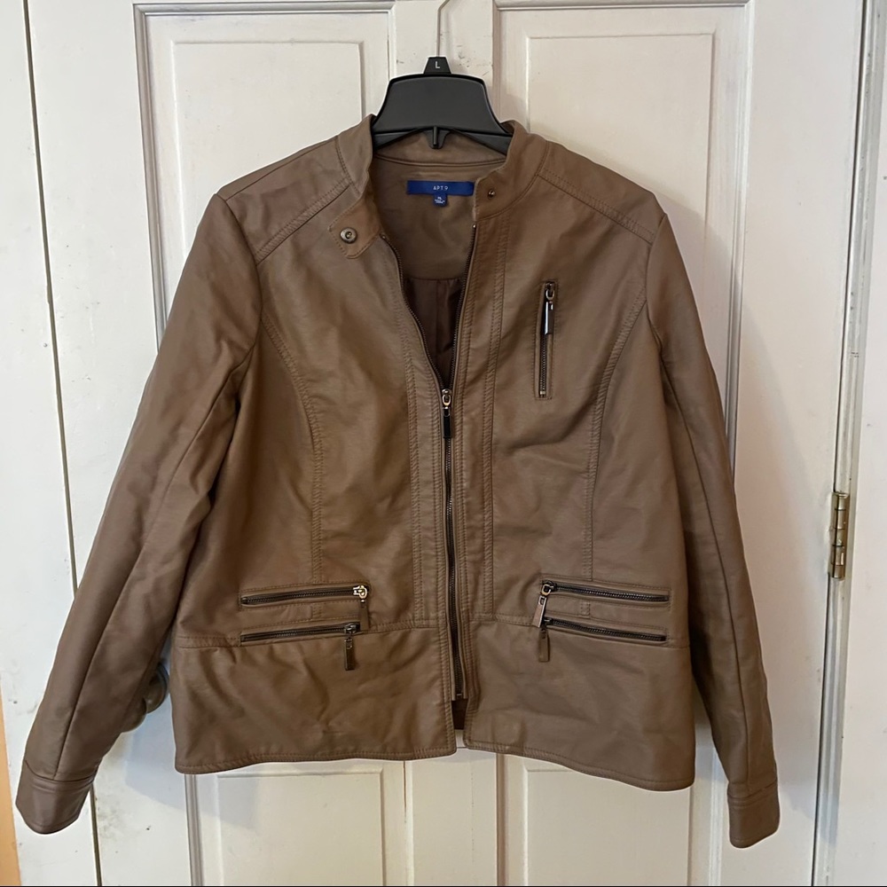 Faux Leather Jacket
